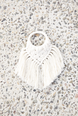 handwoven macrame napkin ring