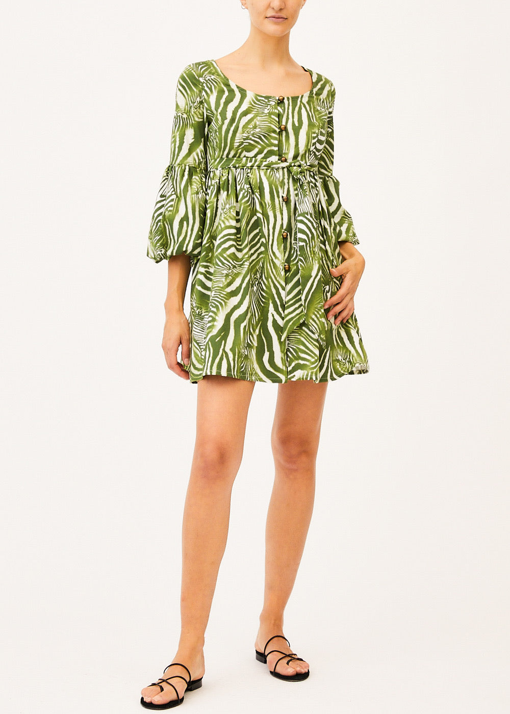 Zoey Puff Sleeve Mini Dress EXTRA SMALL