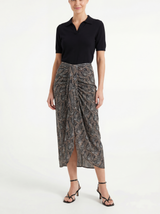 Francesca abstract Zebra bubble skirt