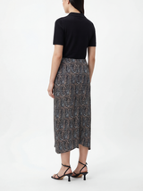 Francesca abstract Zebra bubble skirt