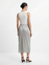 Francesca Silver Bubble Skirt