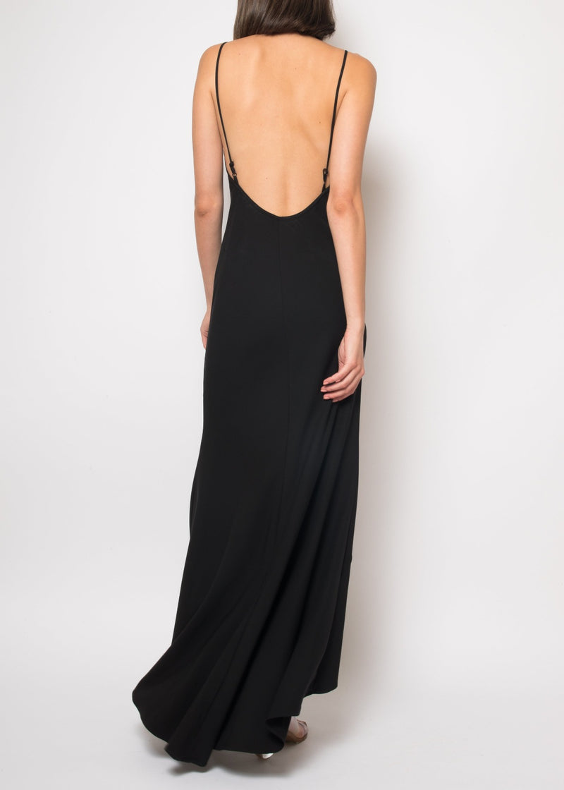 Angie Black Maxi Slip Dress Medium / Navy Angie Black Maxi Slip Dress Medium / Navy
