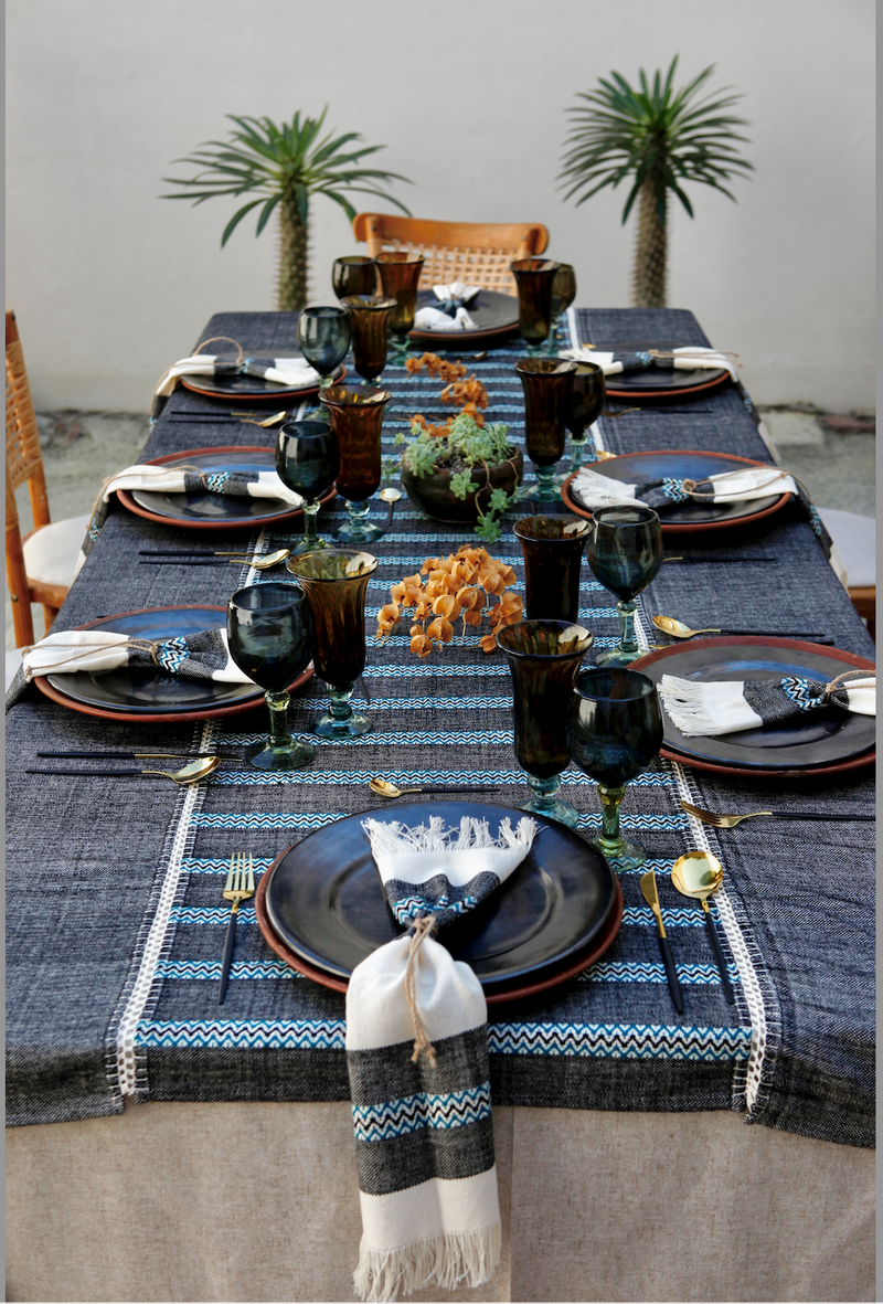 handwoven table cloth