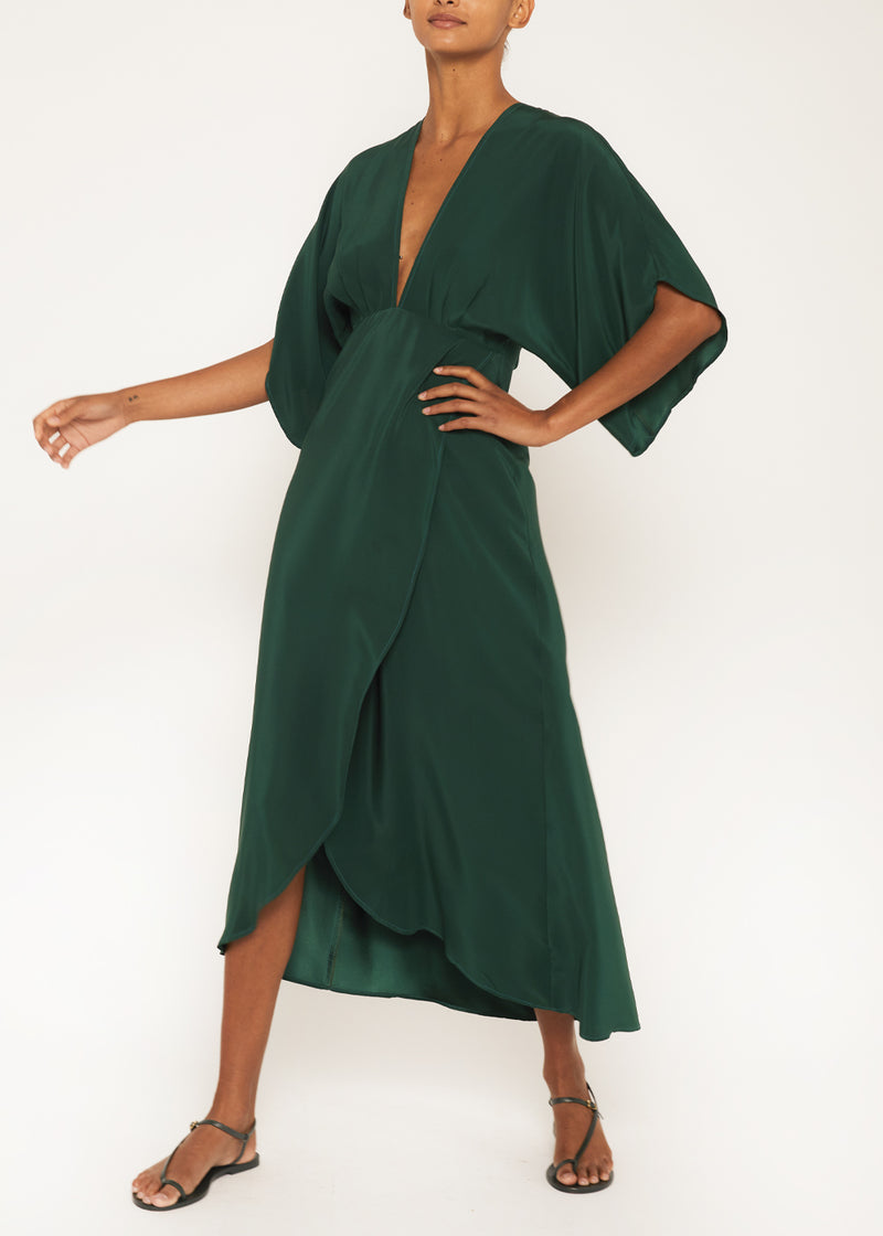 Emerald Green Wrap Wrap Front Crepe Maxi Dress Emerald Green Wrap Front Crepe Maxi Dress PrettyLittleThing Emerald Green Wrap Wrap Front Crepe Maxi Dress Emerald Green Wrap Front Crepe Maxi Dress PrettyLittleThing