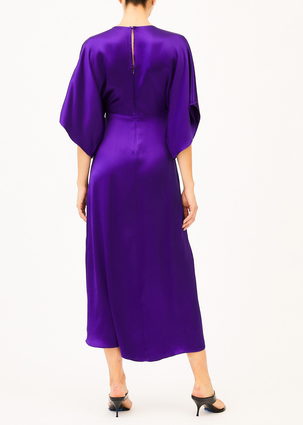 Katherine Purple Silk Maxi Dress – Jaline Resort